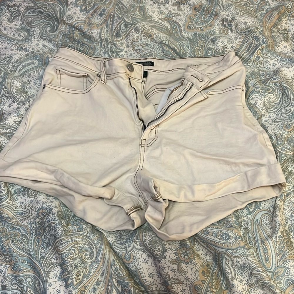 Tan Jean Shorts for summer